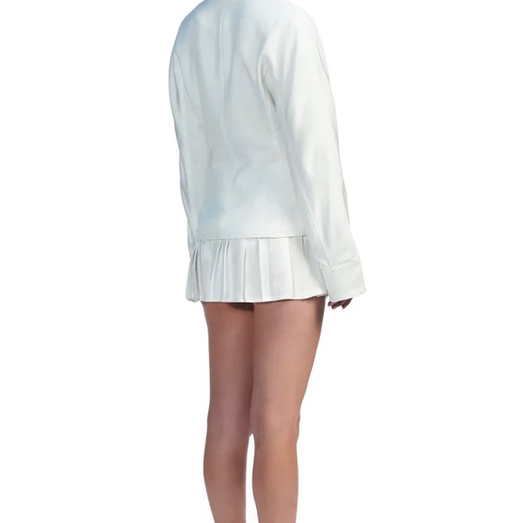 My Mum Made It NEW Blazer and Skort Set White Medium - Picture 3 of 9